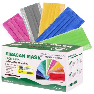 خرید بسته ماسک سه لایه 50 عددی
